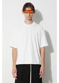 Rick Owens t-shirt bawełniany kolor biały gładki ze sklepu PRM w kategorii T-shirty męskie - zdjęcie 163821067