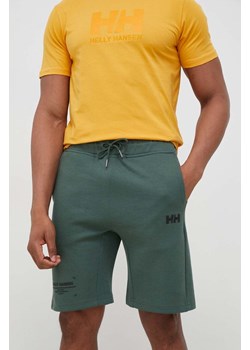 Helly Hansen szorty męskie kolor zielony 53710-606 ze sklepu PRM w kategorii Spodenki męskie - zdjęcie 163821089