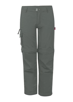 Trollkids Spodnie trekkingowe Zipp-Off &quot;Oppland&quot; - Slim fit - w kolorze khaki ze sklepu Limango Polska w kategorii Spodnie chłopięce - zdjęcie 163826359