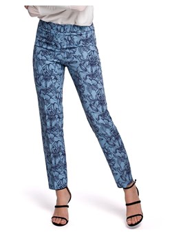 Makover Spodnie w kolorze niebieskim ze wzorem ze sklepu Limango Polska w kategorii Spodnie damskie - zdjęcie 163826615