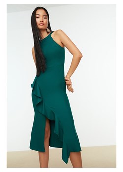 trendyol Sukienka w kolorze zielonym ze sklepu Limango Polska w kategorii Sukienki - zdjęcie 163828678