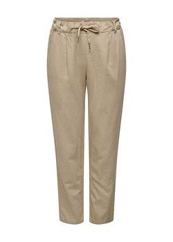 ONLY Spodnie &quot;Caro-Poptrash&quot; w kolorze beżowym ze sklepu Limango Polska w kategorii Spodnie damskie - zdjęcie 163828875