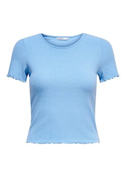 ONLY Koszulka &quot;Emma&quot; w kolorze błękitnym ze sklepu Limango Polska w kategorii Bluzki damskie - zdjęcie 163829225