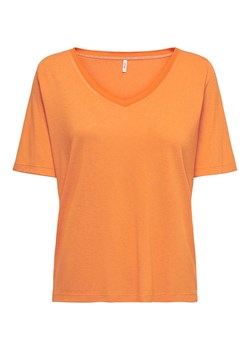 ONLY Koszulka &quot;Elise&quot; w kolorze pomarańczowym ze sklepu Limango Polska w kategorii Bluzki damskie - zdjęcie 163829238