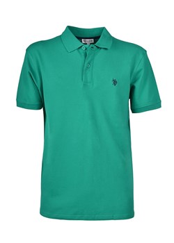 U.S. Polo Assn. Koszulka polo w kolorze zielonym ze sklepu Limango Polska w kategorii T-shirty męskie - zdjęcie 163829319