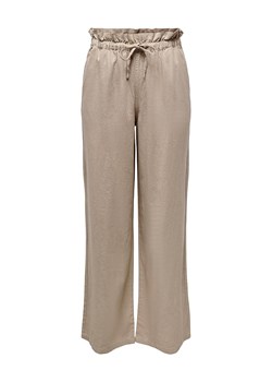 ONLY Spodnie &quot;Caro&quot; w kolorze beżowym ze sklepu Limango Polska w kategorii Spodnie damskie - zdjęcie 163829506