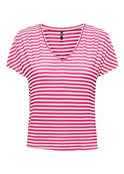 ONLY Koszulka &quot;Belia&quot; w kolorze różowo-białym ze sklepu Limango Polska w kategorii Bluzki damskie - zdjęcie 163829537