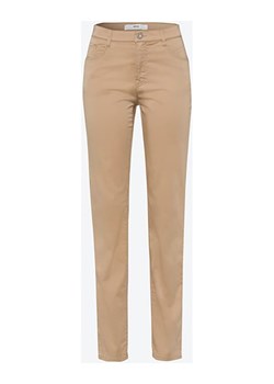 BRAX Lniane spodnie w kolorze beżowym ze sklepu Limango Polska w kategorii Spodnie damskie - zdjęcie 163829909
