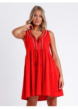admas Sukienka w kolorze czerwonym ze sklepu Limango Polska w kategorii Sukienki - zdjęcie 163830107