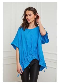 Joséfine Lniana koszulka &quot;Antaly&quot; w kolorze niebieskim ze sklepu Limango Polska w kategorii Bluzki damskie - zdjęcie 163830446