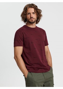 Sinsay - Koszulka z nadrukiem - czerwony ze sklepu Sinsay w kategorii T-shirty męskie - zdjęcie 163833276