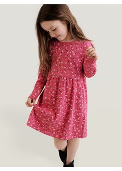 Sinsay - Sukienka z marszczeniami - różowy ze sklepu Sinsay w kategorii Sukienki dziewczęce - zdjęcie 163833357