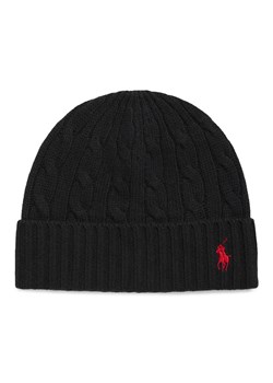 Czapka Polo Ralph Lauren 449891274001 Black ze sklepu eobuwie.pl w kategorii Czapki zimowe męskie - zdjęcie 163847548