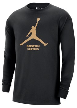 Męski T-shirt z długim rękawem Jordan NBA Boston Celtics Essential - Czerń ze sklepu Nike poland w kategorii T-shirty męskie - zdjęcie 163849905