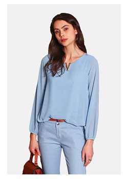 ASSUILI Bluzka w kolorze błękitnym ze sklepu Limango Polska w kategorii Bluzki damskie - zdjęcie 163855579