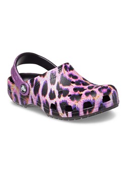 Crocs Chodaki &quot;Animal&quot; w kolorze czarno-jasnoróżowym ze sklepu Limango Polska w kategorii Klapki dziecięce - zdjęcie 163856249
