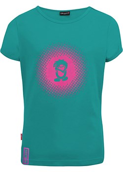 Trollkids Koszulka funkcyjna &quot;Logo&quot; w kolorze turkusowo-różowym ze sklepu Limango Polska w kategorii Bluzki dziewczęce - zdjęcie 163856348