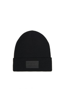 Cropp - Czarna czapka beanie z napisem - czarny ze sklepu Cropp w kategorii Czapki zimowe damskie - zdjęcie 163858007
