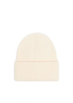 Cropp - Biała czapka basic - biały ze sklepu Cropp w kategorii Czapki zimowe damskie - zdjęcie 163858008