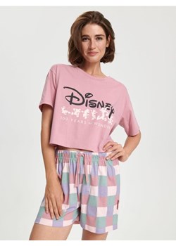 Sinsay - Piżama bawełniana Disney 100 - różowy ze sklepu Sinsay w kategorii Piżamy damskie - zdjęcie 163860445