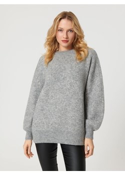 Sinsay - Sweter z bufiastymi rękawami - szary ze sklepu Sinsay w kategorii Swetry damskie - zdjęcie 163860469