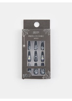 Sinsay - Sztuczne paznokcie - czarny ze sklepu Sinsay w kategorii Sztuczne paznokcie - zdjęcie 163860627
