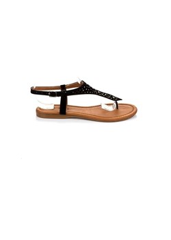 Gerois Skórzane sandały w kolorze czarnym ze sklepu Limango Polska w kategorii Sandały damskie - zdjęcie 163861778
