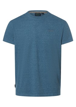Superdry T-shirt męski Mężczyźni Bawełna indygo marmurkowy ze sklepu vangraaf w kategorii T-shirty męskie - zdjęcie 163873519