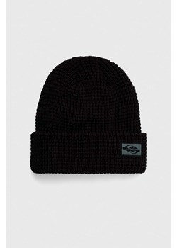Quiksilver czapka kolor czarny ze sklepu ANSWEAR.com w kategorii Czapki zimowe męskie - zdjęcie 163874565