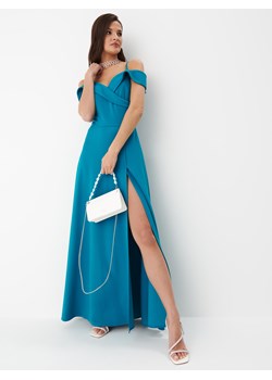 Mohito - Sukienka maxi z odkrytymi ramionami - turkusowy ze sklepu Mohito w kategorii Sukienki - zdjęcie 163885009