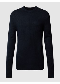 Sweter z dzianiny z efektem melanżu ze sklepu Peek&Cloppenburg  w kategorii Swetry męskie - zdjęcie 163890438