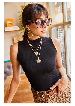 Olalook Top w kolorze czarnym ze sklepu Limango Polska w kategorii Bluzki damskie - zdjęcie 163892425