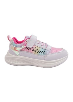 News Dziewczęce Buty Sportowe Na Rzep Multikolor Adriney białe ze sklepu ButyModne.pl w kategorii Buty sportowe dziecięce - zdjęcie 163892728