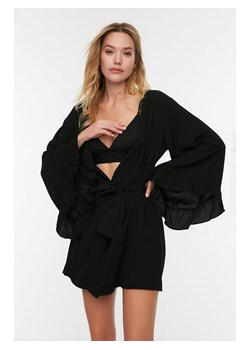 trendyol Kimono w kolorze czarnym ze sklepu Limango Polska w kategorii Odzież plażowa - zdjęcie 163899179