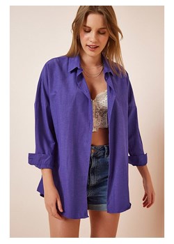 Happiness Istanbul Koszula w kolorze fioletowym ze sklepu Limango Polska w kategorii Koszule damskie - zdjęcie 163899216