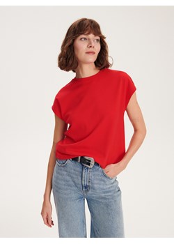 Reserved - T-shirt kimono - czerwony ze sklepu Reserved w kategorii Bluzki damskie - zdjęcie 163900427