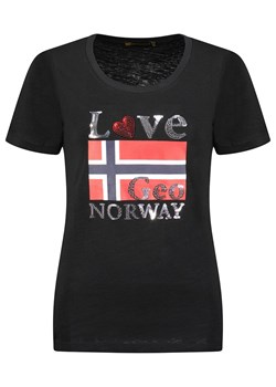 Geographical Norway Koszulka &quot;Jovanotta&quot; w kolorze czarnym ze sklepu Limango Polska w kategorii Bluzki damskie - zdjęcie 163904086