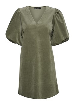 Soaked in Luxury Sukienka &quot;Johanne&quot; w kolorze khaki ze sklepu Limango Polska w kategorii Sukienki - zdjęcie 163904227