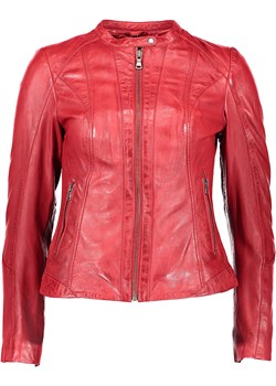 7eleven Skórzana kurtka "Emina" w kolorze czerwonym ze sklepu Limango Polska w kategorii Kurtki damskie - zdjęcie 163904745