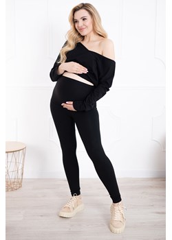 Legginsy klasyczne z panelem ciążowym ze sklepu 5.10.15 w kategorii Spodnie ciążowe - zdjęcie 163918448