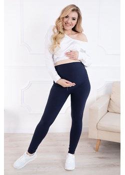Legginsy klasyczne z panelem ciążowym ze sklepu 5.10.15 w kategorii Spodnie ciążowe - zdjęcie 163918595