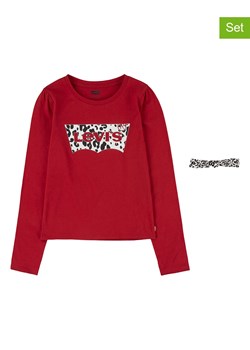 Levi&apos;s Kids 2-częściowy zestaw w kolorze biało-czerwonym ze sklepu Limango Polska w kategorii Bluzki dziewczęce - zdjęcie 163932426