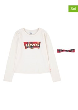 Levi&apos;s Kids 2-częściowy zestaw w kolorze biało-czerwonym ze sklepu Limango Polska w kategorii Bluzki dziewczęce - zdjęcie 163932428