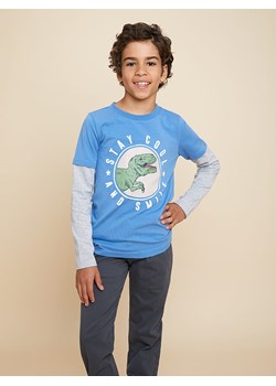 lamino Koszulka w kolorze niebiesko-szarym ze sklepu Limango Polska w kategorii T-shirty chłopięce - zdjęcie 163933059