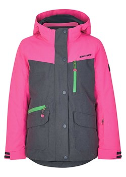 Ziener Kurtka narciarska &quot;Anoki&quot; w kolorze szaro-różowym ze sklepu Limango Polska w kategorii Kurtki dziewczęce - zdjęcie 163933499