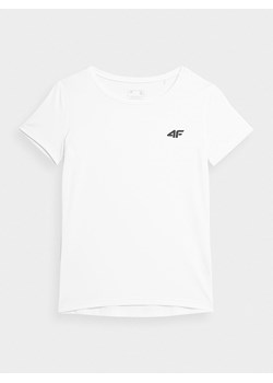 4F Koszulka sportowa w kolorze białym ze sklepu Limango Polska w kategorii Bluzki damskie - zdjęcie 163933565