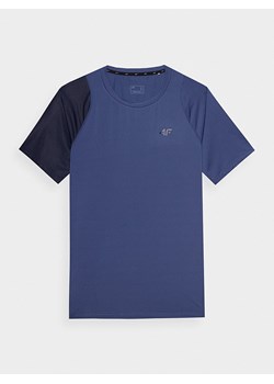 4F Koszulka sportowa w kolorze niebieskim ze sklepu Limango Polska w kategorii T-shirty męskie - zdjęcie 163933587