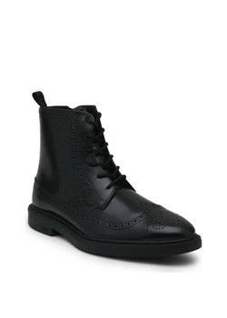 BOSS BLACK Skórzane buty Larry Halb brbu ze sklepu Gomez Fashion Store w kategorii Buty zimowe męskie - zdjęcie 163935368