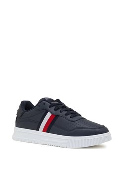 Tommy Hilfiger Skórzane sneakersy SUPERCUP STRIPES ze sklepu Gomez Fashion Store w kategorii Buty sportowe męskie - zdjęcie 163941035