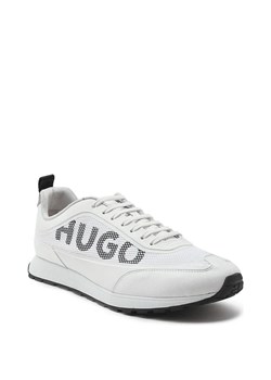 HUGO Sneakersy Icelin_Runn_mebl | z dodatkiem skóry ze sklepu Gomez Fashion Store w kategorii Buty sportowe męskie - zdjęcie 163941589